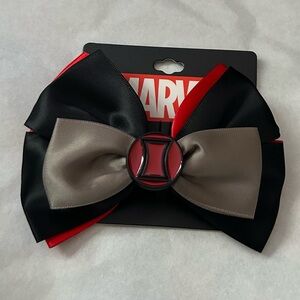 Marvel Black Widow Hair Bow Clip NIP Cosplay Comic Con Costume Accessories